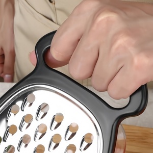 Rallador Manual Multifuncional Ovalado para Queso, Frutas y Verduras, de Acero Inoxidable y Plástico, Apto para Lavavajillas, Nuevo Diseño, para Uso Doméstico - Product Image 4