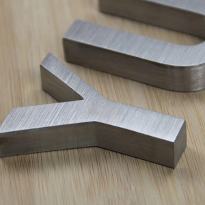 De acero inoxidable decorativo de pared de metal, letras de la <span class=keywords><strong>Oficina</strong></span> para el hogar Decoración - Product Image 5