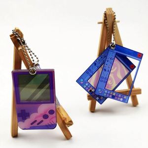 NO MOQ <b>Custom</b> Any logo Pattern Acrylic Photocard Holder Keyrings Plastic Photo Frame <b>Keychain</b> - Product Image 5
