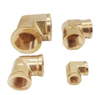 Raccord coudé fileté en laiton forgé HT, 90 degrés, 1/2"NPT, connexion femelle, classe 150, modèle 309-8, personnalisable OEM