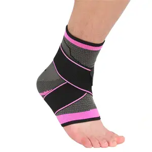 1PCS Pressurizable Bandage Ankle Support Protect Foot Basketball Football Badminton Anti Sprain Ankle Guard Warm Brace Nursing