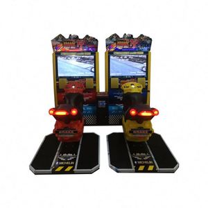 เครื่องเล่นเกมมอเตอร์ไซค์จำลองขนาดใหญ่แบบหยอดเหรียญสำหรับเด็ก เกมแข่งรถ วิดีโอเกมอาร์เคด - Product Image 1