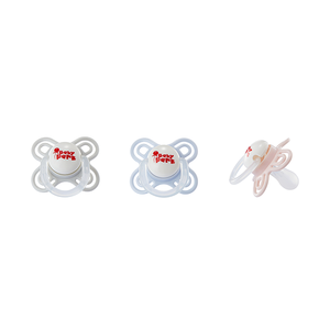 Protège-sucettes orthodontiques pour bébés, tétines souples en Tritan et silicone imprimées - Product Image 1