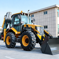 Loader Skid Steer Diesel Mini Backhoe Loader Teleskopik Berkinerja Tinggi Buatan China untuk Dijual