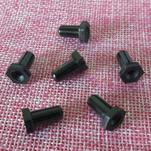 Tuercas de <span class=keywords><strong>remache</strong></span> hexagonales de plástico negro-Grado industrial para ensamblaje de maquinaria y equipos - Product Image 5