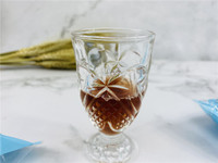 Mini-gobelets en verre fabriqués à la machine, verres à shot en gros, verres à boire en verre de qualité supérieure