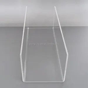 Singe Tier Acrylic U Riser Presenting Retail Products Lucite Riser Holder Stand Clear U Shaped Acrylic Risers