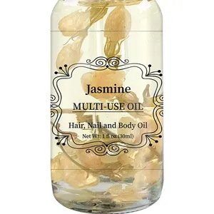 Wholesale Dry Flower Jasmine Massage Hair Care Compound Essential Oil Body Care Multi-use Oil