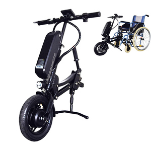 Vélo à main électrique puissance 250w pour fixation de fauteuil roulant kit de handbike accessoires de fauteuil roulant handbike désactiver <span class=keywords><strong>handicap</strong></span> des personnes âgées - Product Image 1