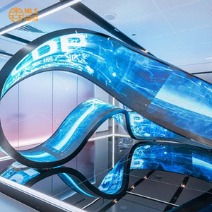 Pantalla LED Flexible para Columnas, Pantalla LED Flexible para Interiores P1.5 P2.5 P3, Pantalla LED Suave y Flexible para <span class=keywords><strong>Pilar</strong></span> Cilíndrico, Instalación Creativa - Product Image 3