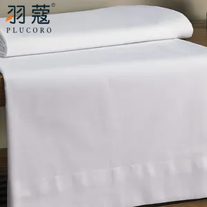 Hotel Quality Cotton Bed Linen 2022 Wholesale Plain Bed Linen White Cotton Hotel Duvet Cover Sets For 5 Stars Hotel
