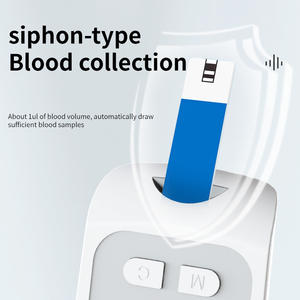 Instruments d'analyse clinique, kit de mesure de la glycémie, <span class=keywords><strong>bandelettes</strong></span> de test de glycémie, <span class=keywords><strong>glucomètre</strong></span> sans codage, <span class=keywords><strong>glucomètre</strong></span> 3 en 1 - Product Image 3