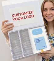Boîtes cadeaux rigides de luxe personnalisées en carton pour aligneurs dentaires, emballage transparent pour aligneurs dentaires