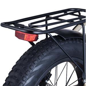 Bicicleta plegable eléctrica con motor <span class=keywords><strong>de</strong></span> rueda delantera y trasera <span class=keywords><strong>de</strong></span> 20 pulgadas con marco <span class=keywords><strong>de</strong></span> aleación <span class=keywords><strong>de</strong></span> aluminio SHIMANO <span class=keywords><strong>de</strong></span> 7 velocidades con neumático grueso 4,0 a la <span class=keywords><strong>venta</strong></span> - Product Image 6