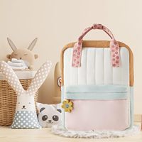 Sac à dos pour tout-petits avec compartiment pour tablette, en nylon souple, poignée supérieure, idéal pour la maternelle et le quotidien, commande en gros, usine certifiée BSCI ISO
