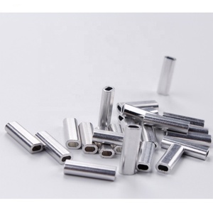 שרוולים ריבים דיג שרוולים יחיד חוט אלומיניום יחיד חור אלומיניום ארגמן שרוול <span class=keywords><strong>crimp</strong></span> - Product Image 3