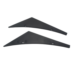 Déflecteurs de vitres de voiture en plastique noir, pare-pluie, déflecteurs d'air avant pour pare-chocs automobile 2015 PQY-BS21 - Product Image 4