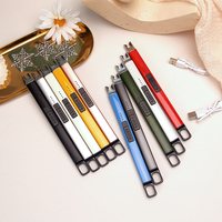 Briquet électrique coupe-vent rechargeable de type C, briquet à arc plasma sans flamme pour la maison, la cuisine, le barbecue, le camping