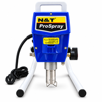 Pulvérisateur de peinture sans air électrique OEM CE haute pression 3000 PSI 1200W à débit variable, machine de pulvérisation portable pour texture murale