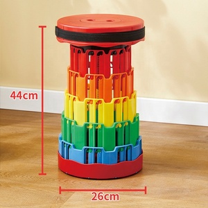 Easy Carry Camping Fishing Outdoor Park Plastic Multi-functional Foldable Telescoping Collapsible Retractable <strong>Stool</strong> <strong>Folding</strong> - Product Image 3