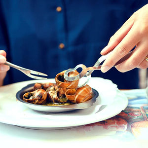 Cuisine personnalisée durable en acier inoxydable poli <span class=keywords><strong>escargot</strong></span> français sucre cube glace en acier inoxydable alimentaire mini <span class=keywords><strong>pince</strong></span> - Product Image 2