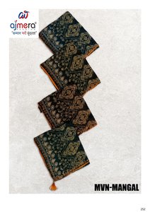 Elegantes Saris de Algodón de Diseño para Mujer, Lujo y Comodidad, Estilo Clásico para Oficina, Fiestas y Eventos, Secado Rápido, Protección Solar - Product Image 3