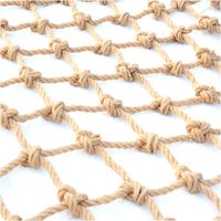 Filet décoratif en corde de jute, corde de chanvre, protection de clôture de jardin, filet de balançoire