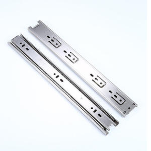Ball Bearing Drawer Slide for Kitchen Gym Apartment or Hall Side Mount <b>Runner</b> with Lock for Cabinets Novel Design - Product Image 1
