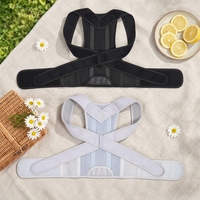 Ceinture de Correction Posturale Ajustable pour Adultes, Respirante, Durable et Portable, avec Soutien pour Soulager la Douleur du Dos et des Épaules