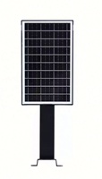Lampadaire LED solaire haute luminosité, pour extérieur, montage mural, cour, route