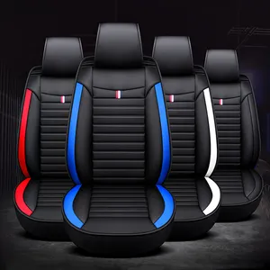 11PCS waterproof universal size PU leather car seat covers front seats only fit for BMW AUDI BENZ TOYOTA