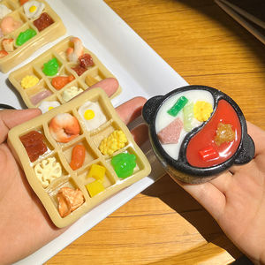 Juguete Sensorial de Bolas de Comida Simulada de Nueve Compartimentos, Material TPR Seguro, Juguete para Niños y Niñas - Product Image 1