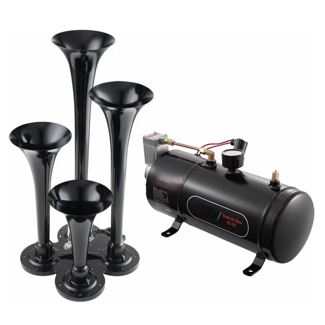 Hot-Selling High-Powered Air Filling Machine Car Air Horn Air Compressor Metal Modified Horn Tire Inflator Pump Exclusive for