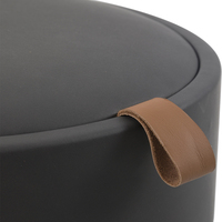 Chaise de toilette moderne en tissu écologique avec ottoman de rangement pour salon, chambre à coucher, utilisation dans les hôtels, appartements, villas