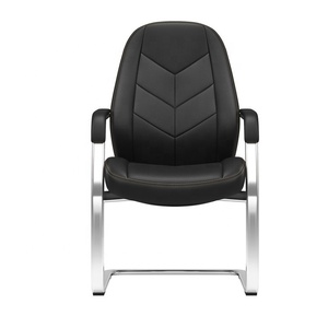 Chaise de bureau ergonomique de haute qualité, pivotante à 360 degrés, en cuir blanc, chaise d'<span class=keywords><strong>ordinateur</strong></span> commerciale pour salle de réunion, chaise de bureau - Product Image 6