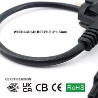 Europäisches Schuko-Stecker auf VDE-Stecker Stromkabel für Industrielle Anwendungen mit Kupferleiter und PVC-Isolierung