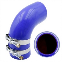 Kit de remplacement de tuyaux d'air multicolores en silicone pour intercooler, turbo et radiateur, à angles de 45/90/135/180 degrés