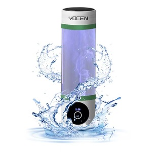 Botella de Agua Rica en Hidrógeno de Vidrio de 8000PPB, Portátil, con Alimentación USB/Batería, 350 ml, para Escritorio y Hogar, Taza de Alta Concentración - Product Image 4