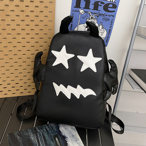 <span class=keywords><strong>Sac</strong></span> à <span class=keywords><strong>dos</strong></span> hip hop en cuir <span class=keywords><strong>noir</strong></span> Street <span class=keywords><strong>Sac</strong></span> à <span class=keywords><strong>dos</strong></span> mignon de luxe Designer Ghost <span class=keywords><strong>Face</strong></span> <span class=keywords><strong>Sac</strong></span> à <span class=keywords><strong>dos</strong></span> Fashion Lady Halloween <span class=keywords><strong>Sac</strong></span> à <span class=keywords><strong>dos</strong></span> - Product Image 3