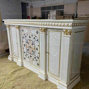 <span class=keywords><strong>Aparador</strong></span> de Madera Maciza Hecho a Mano en Francia con Incrustaciones de Parquet y Marquetería <span class=keywords><strong>para</strong></span> <span class=keywords><strong>Recibidor</strong></span> o Villa - Product Image 3