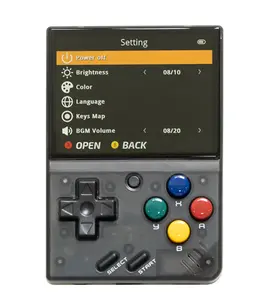 MIYOO-consola de videojuegos Mini V2, dispositivo portátil de 32/64/128GB con muchos simuladores integrados, pantalla IPS de 2,8 pulgadas, 640x480, Retro