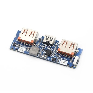 Bo mạch nguồn dự phòng USB kép, cổng sạc Type-C, 5V2.4A, nguồn điện di động, mô-đun tăng áp DIY, sản phẩm PCBA - Product Image 2