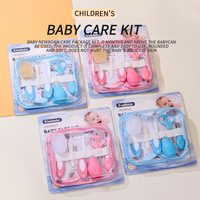 Kits pour bébés Soins de santé pour nouveau-né Pépinière Outils indispensables pour les besoins quotidiens du nourrisson Ensemble de toilettage pratique pour bébé Polyvalent 6pcs