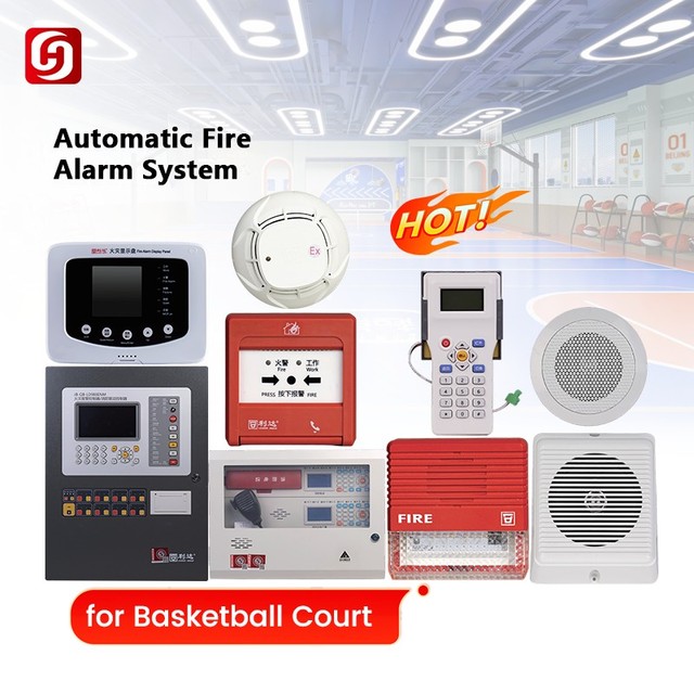 Addressable Fire Alarm Control Panel Conventional Smoke Detector CCC Certified LCD Touchscreen Max 32 Loop Capacity for