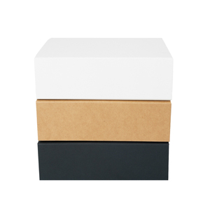 Emballage de montres cosmétiques pour bijouterie Boîtes en papier kraft Boîte en carton pliable avec couvercle et logo personnalisé - Product Image 3