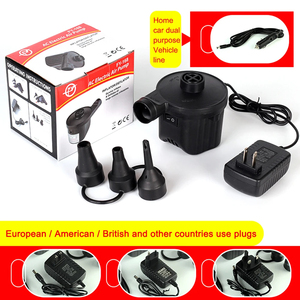 Pompe à Air Électrique Potable Gonflable Pompe Compresseur Pour Matelas Piscine Remplissage Rapide D'air <span class=keywords><strong>Gonfleur</strong></span> Ventilateur 3 Buses - Product Image 6