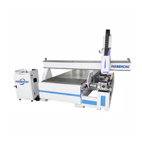Router CNC de 4 Ejes Jinan Mosencnc con Rotación Automática, Vacío, Alta Rigidez, Control NC Studio/Syntec, Motor para Producción de Muebles