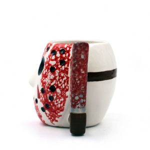 แก้วเซรามิคลายหน้ากากเฟรดดี้ เจสัน ฮาโลวีน สยองขวัญ ผีปีศาจ ดาบพุ่งร้อยเส้น สำหรับผู้ชาย ใส่กาแฟ - Product Image 4