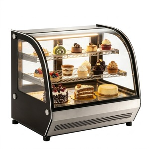 Vitrine Réfrigérée Commerciale Électrique de Comptoir pour Desserts, à Refroidissement par Air et Dégivrage Rapide, Qualité Supérieure, pour Présentation de Gâteaux en Café - Product Image 6