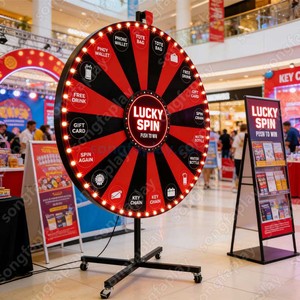 Roue de la <span class=keywords><strong>chance</strong></span> en métal pour événements, jeu de la roue de la <span class=keywords><strong>chance</strong></span>, roue de la <span class=keywords><strong>chance</strong></span> à tourner pour gagner, location pour fêtes publiques, équipement de terrain de jeux intérieur - Product Image 5